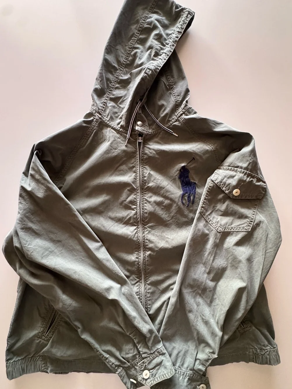 Polo Ralph Lauren Hooded Jacket Big Pony Olive Green